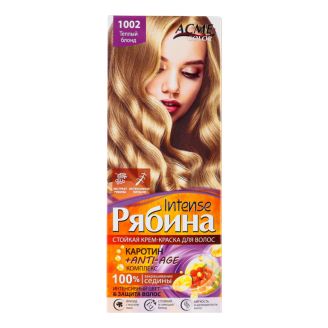 Acme Color Рябина Фарба для волосся № 1002 Теплий блонд