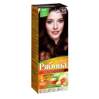 Acme Color Рябина Фарба для волосся № 043 Темно-каштановий