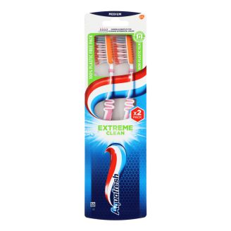 Aquafresh зубна щітка Extreme Clean Med 1+1(-50%)