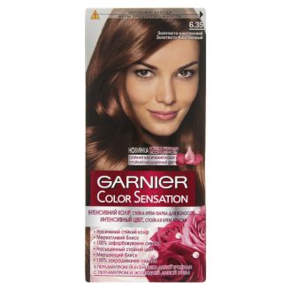 Garnier Color Sensational Фарба для волосся 6.35 Золотисто-каштановий