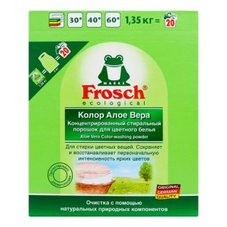 Пральний порошок Frosch Алое вера Колор 1.45кг