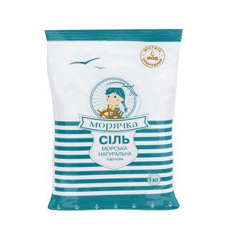 Сіль морська харчова №1 450г (д/п) Морячка