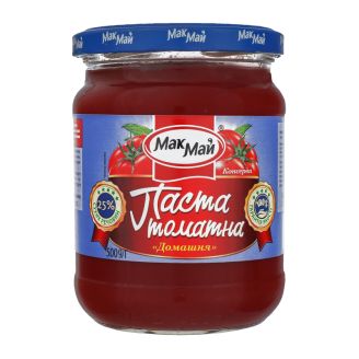 Томатна паста тв. 25% "Домашня" 430г Мак Май 