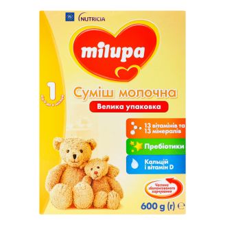 Суміш молочна MILUPA 1 600г Польща