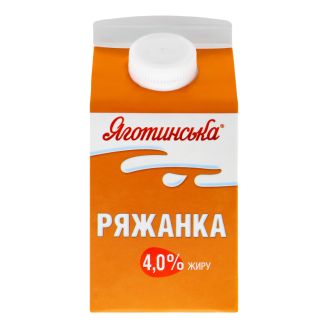 Ряжанка 4% 450г пюр. ТМ "Яготинське"