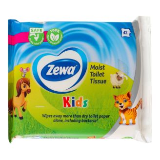 Вологий туалетний папір Zewa Kids Moist 42шт