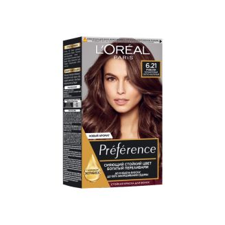L'Oreal Preference Фарба для волосся 6.21 Перламутровий світло-каштановий