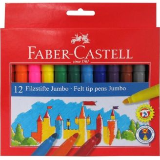 554312 Фломастери 12кол FELT TIP JUMBO 25457