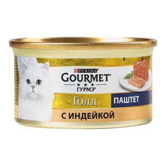 Гурмет Голд консерва для котів. Мус індичка 85г