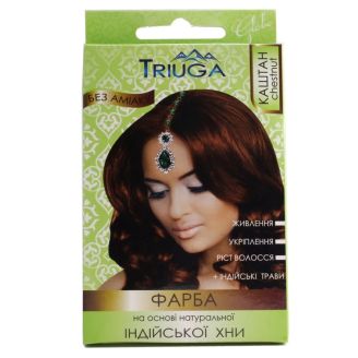 Triuga Herb Фарба для волосся на основі хни Каштан 25 г