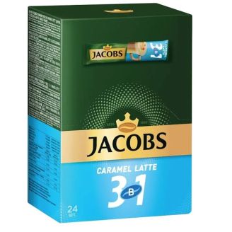 Кава 3 в 1 Карамель Латте Jacobs 12.3г.