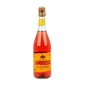 Вино ігристе Lambrusco Sizarini  рож. н/сол.0,75л Італія