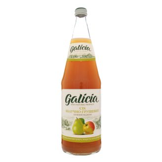 Сік Яблучно-грушевий скл/пл 1л Galicia