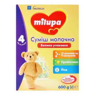 Суміш молочна MILUPA 4 600г Польща