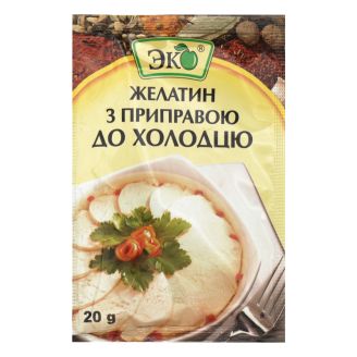 Желатин з приправою до холодцю 20г Еко