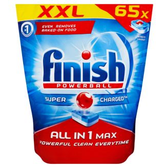 Таблетки для посудомийних машин Finish All in 1 Max 65шт