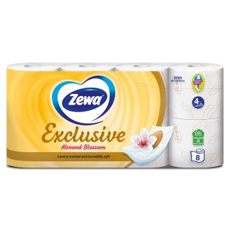 Туалетний папір Zewa Exclusive Almond milk 8шт 4шар.