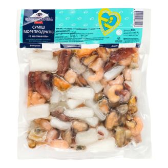 Коктейль з морепродуктів вар.мор 5 компонентів 400гSkandinavika вак.уп