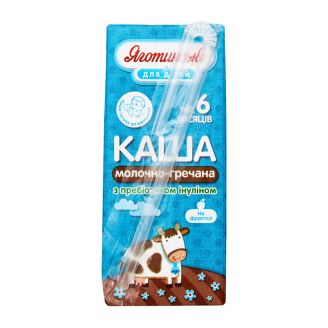 Каша молочно-гречана  2% 200г т/п ТМ "Яготинське для дітей"