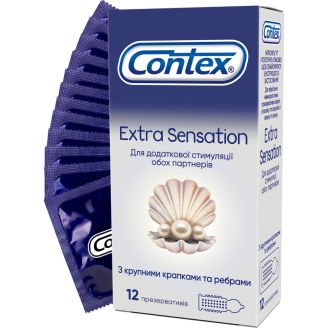 ***CONTEX Презервативы Extra Sensation 12шт