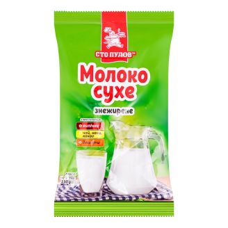 Молоко сухе знежирене 150г (карт) "Сто Пудів"