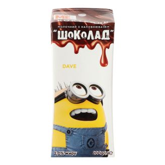 Молочний коктейль "Міньйони" Шоколад 2% 200г