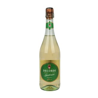 Вино ігристе Decordi Lambrusco Bianco Amabile біле н/сол 0,75л Італія