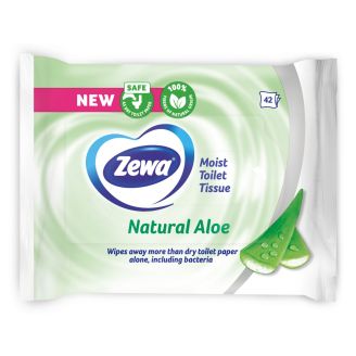 Вологий туалетний папір Zewa Aloe Vera 42шт