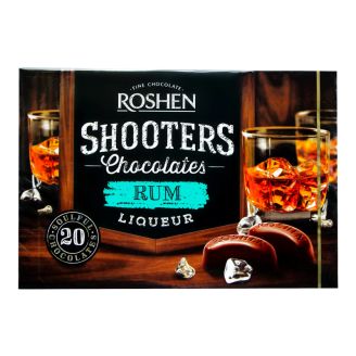 Цукерки Shooters с ромовым ликером 150г  Рошен
