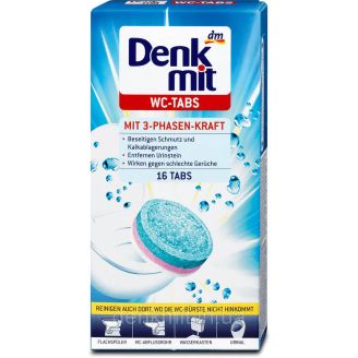 Таблетки для чистки унитаза Denkmit 16 шт