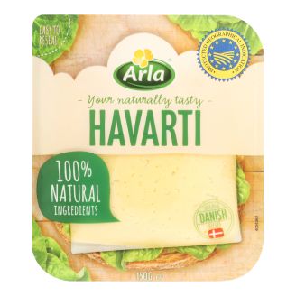 Сир Хаварті 150г слайс АРЛА Данія