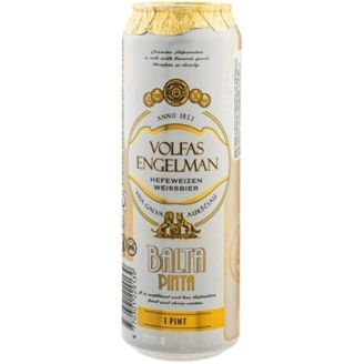 Пиво Volfas Engelman Balta Pinta 0.568 з/б