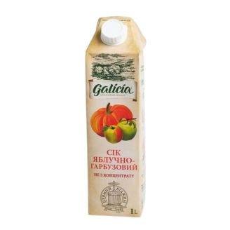 Сік Яблучно-гарбузовий т/п 1л Galicia