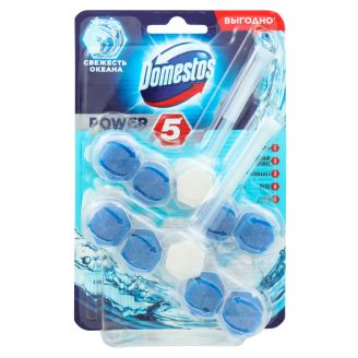 Туалетний блок Domestos Пауер5 Свiжiсть океану 2х55г