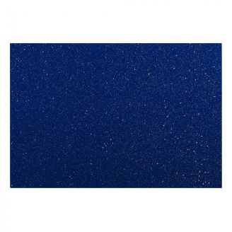 741808 Фетр м'який з гліт., синій, 21*30см 1 аркуш