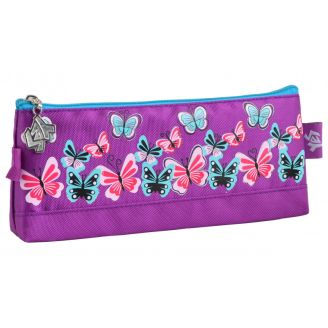 531820 Пенал м'який "Butterfly purple" 20*8*3