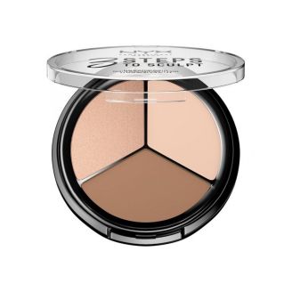 NYX Палетка для контурування 3 Steps to Sculpt Face LIGHT №02 TOP