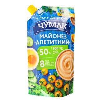 Майонез  Апетитний  д/п 300г Чумак