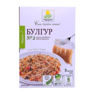 Крупа булгур 400 г (5*80 г.) Терра