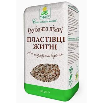 Пластівці житні "Особливо ніжні" 500 г. Терра