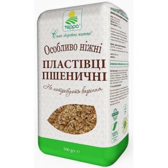 Пластівці пшеничні "Особливо ніжні" 500 г. Терра