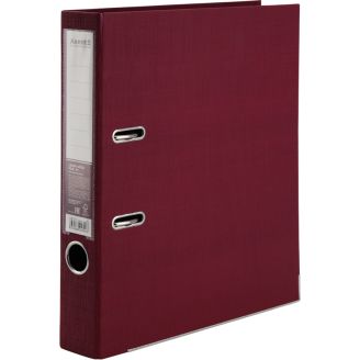 36407 Папка-реєстратор двост, Prestige+ 5cм, зіб, бордова 1721-05С-А