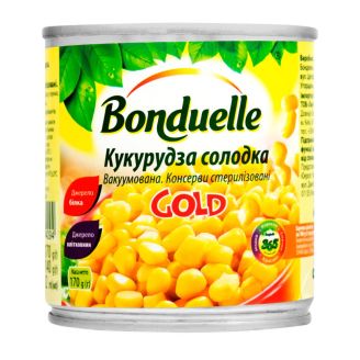 Кукурудза солодка GOLD 170г (з/б) Bonduelle