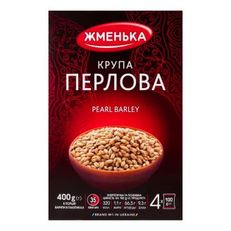 Крупа перлова 400г (4х100г) Жменька