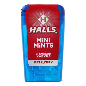 Цукерки без цукру Холс міні мінтс зі смаком кавуна 12.5г HALLS