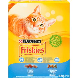 Корм для котів сухий Friskies лосось та овочі 300г