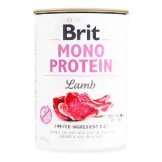 Brit Mono Protein Dog k ягня 400 г