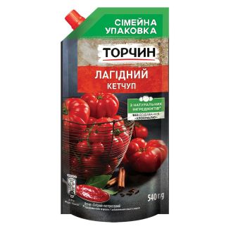 Кетчуп Лагідний  д/п 520г Торчин