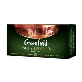 Чай чорний цейлонський English Edition Greenfield 25*2г