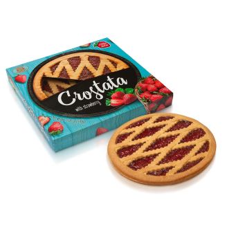 Пиріг пісочний "CROSTATA" полуниця 370г  ХБФ